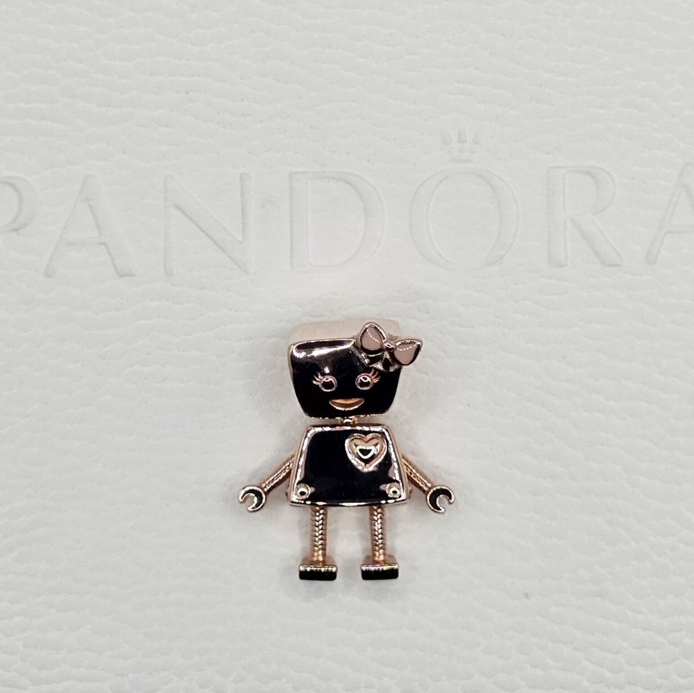 🤖 Authentic Pandora ⭐️RETIRED⭐️ ROSE BELLA BOT - Picture 7 of 7